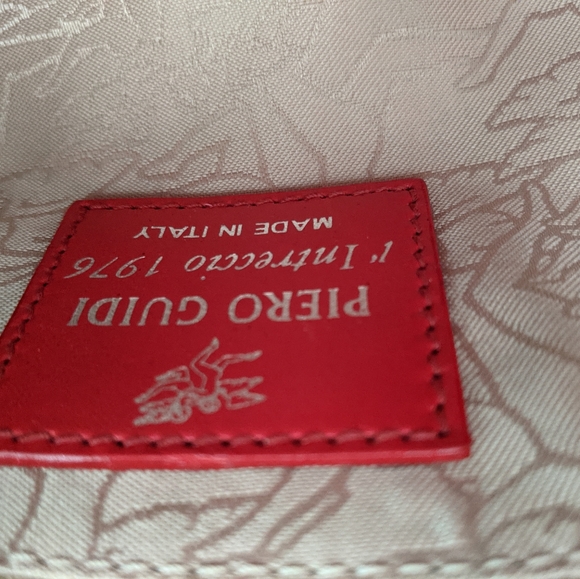 Piero Guidi Red Woven Bag - Picture 5 of 6